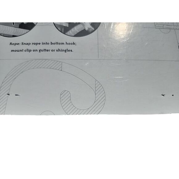 Gemmy 100 Universal Holiday Light Clips White Shingle/Gutter - Picture 11 of 11